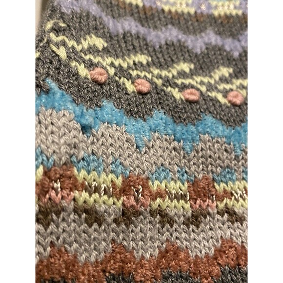 Tabi International Vintage Sweater Vest Cottage Preppy Classic Embroidered Knit - Picture 11 of 15